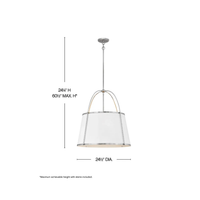 CLARKE MEDIUM DRUM PENDANT - robinsonco.ca