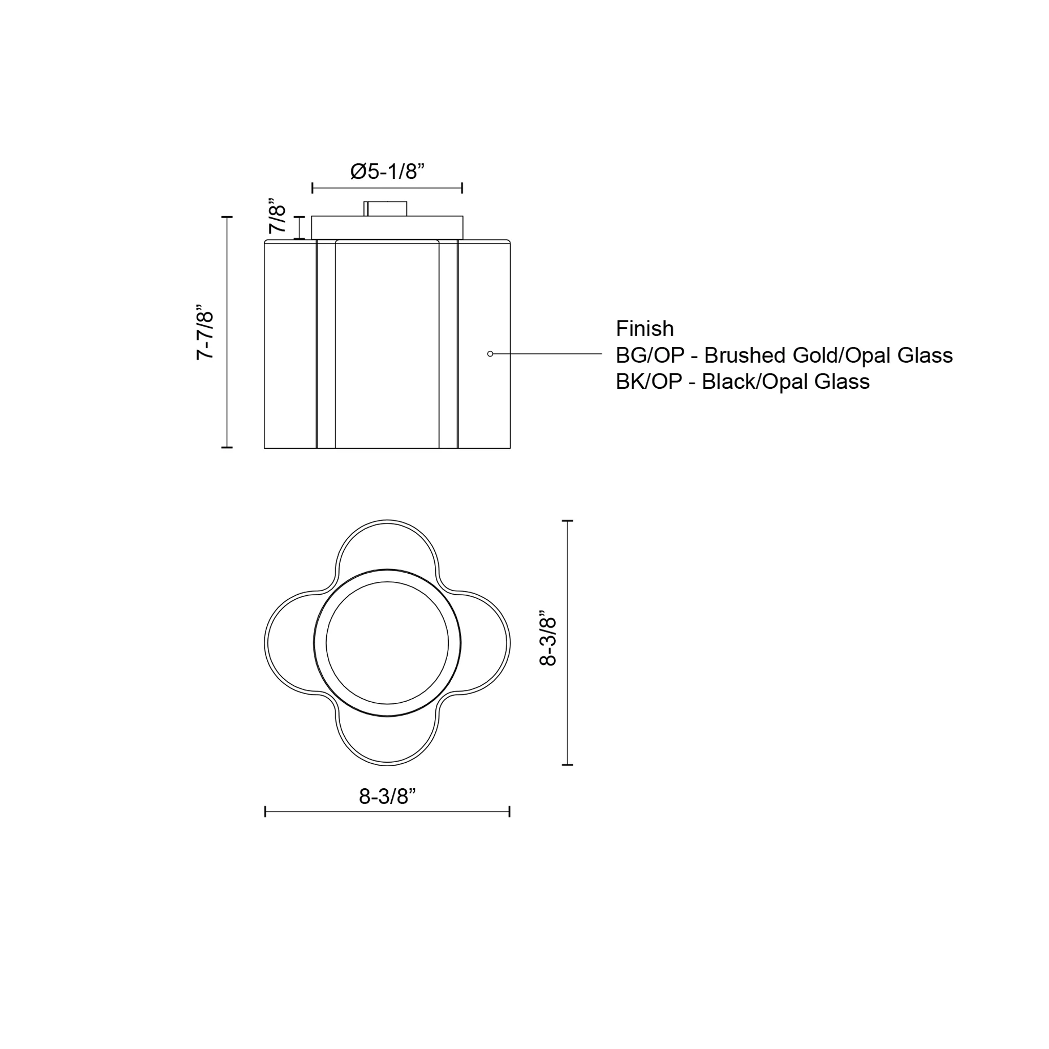 CLOVER FLUSH MOUNT - robinsonco.ca