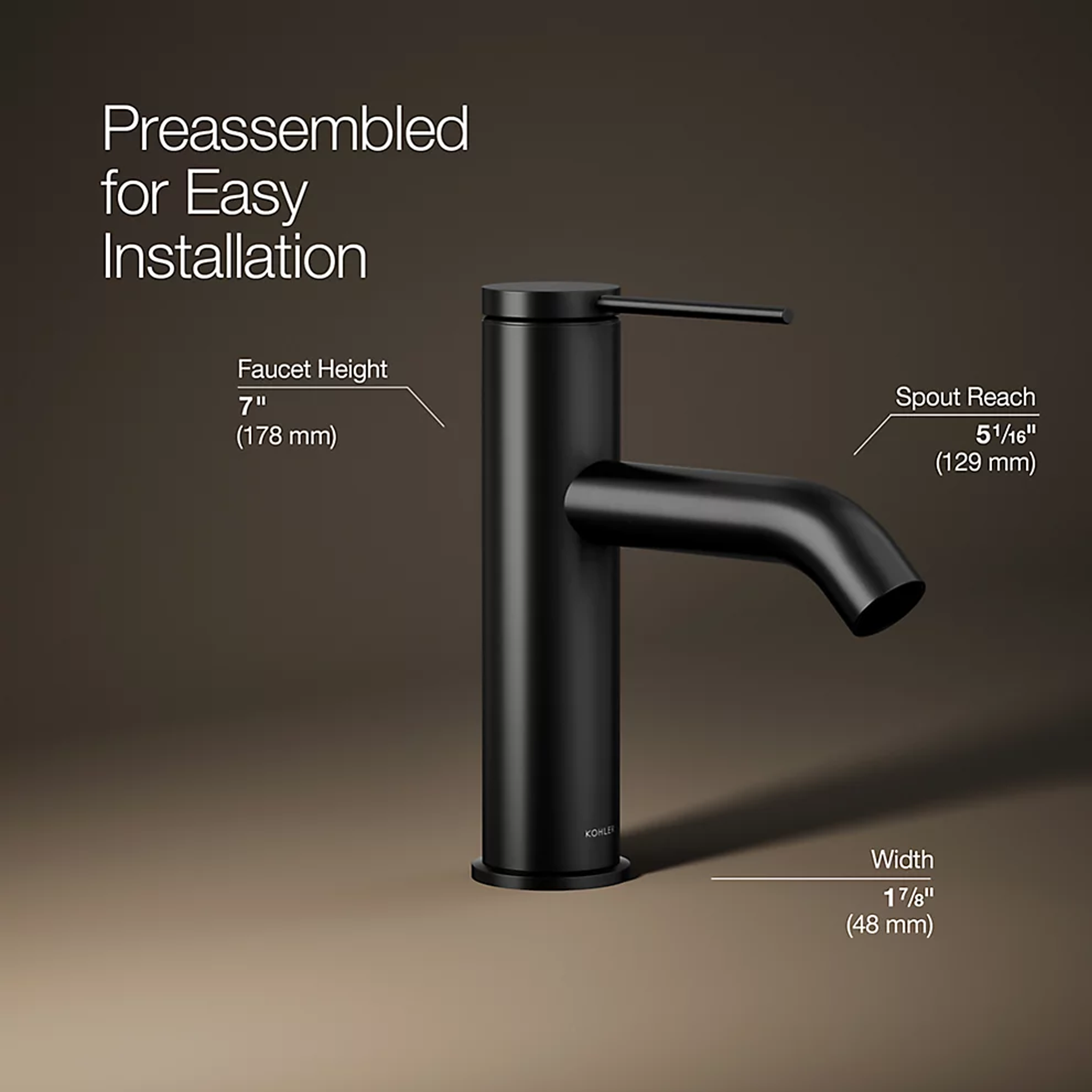 COMPONENTS SINGLE-HANDLE BATHROOM SINK FAUCET, 1.2 GPM - robinsonco.ca