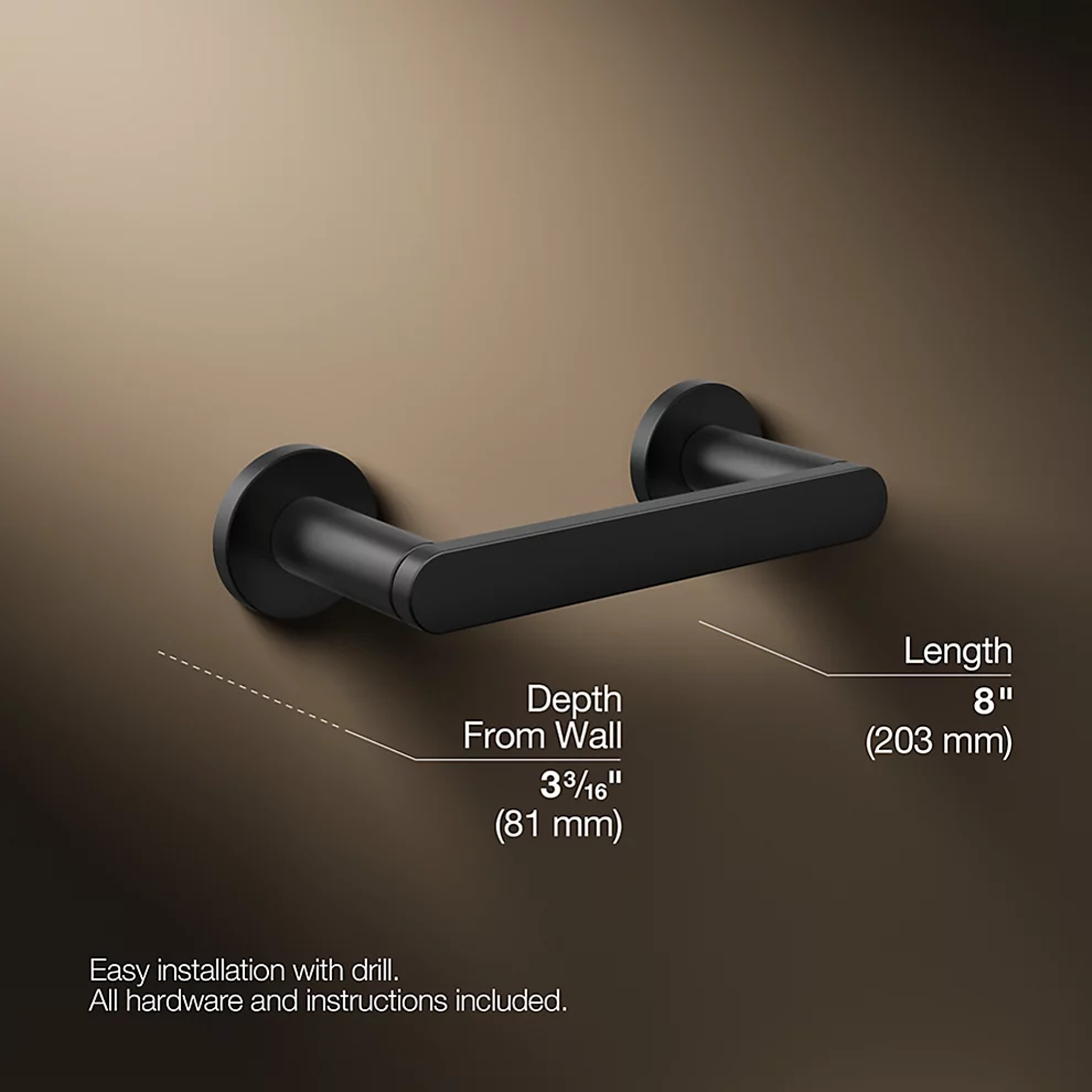 COMPOSED PIVOTING TOILET PAPER HOLDER - robinsonco.ca