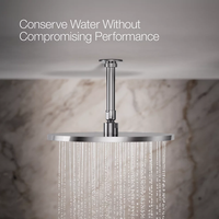 CONTEMPORARY ROUND 12" SINGLE-FUNCTION RAINHEAD - robinsonco.ca