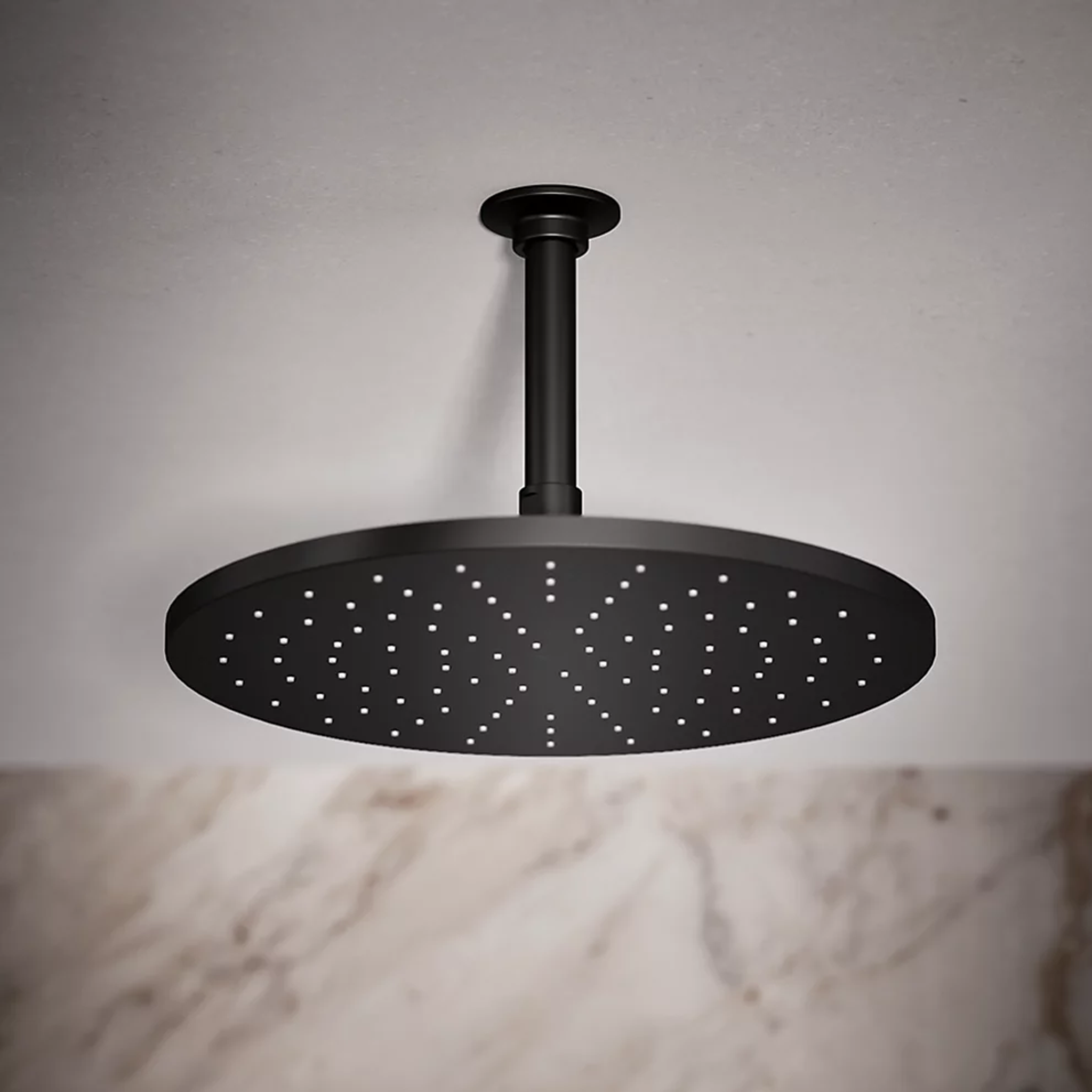 CONTEMPORARY ROUND 12" SINGLE-FUNCTION RAINHEAD - robinsonco.ca