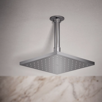 CONTEMPORARY 8" SQUARE SINGLE-FUNCTION RAINHEAD, 2.5 GPM - robinsonco.ca