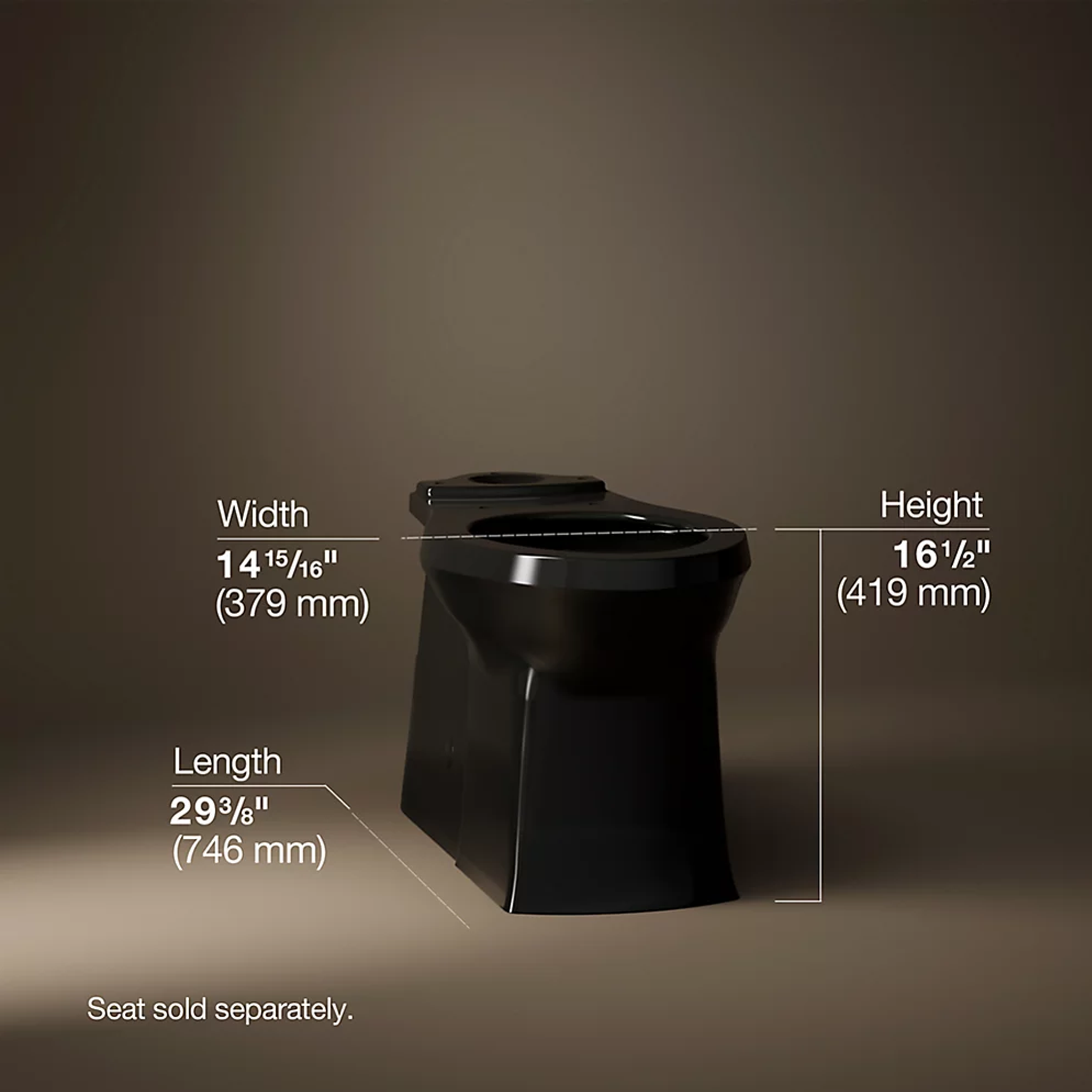 CORBELLE COMFORT HEIGHT ELONGATED TOILET BOWL ONLY - robinsonco.ca