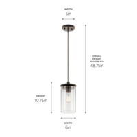 CROSBY 1-LIGHT MINI PENDANT - robinsonco.ca