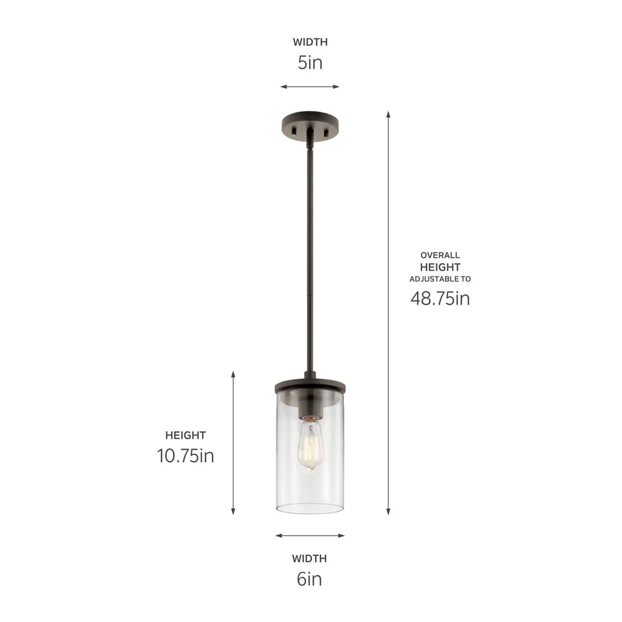 CROSBY 1-LIGHT MINI PENDANT - robinsonco.ca