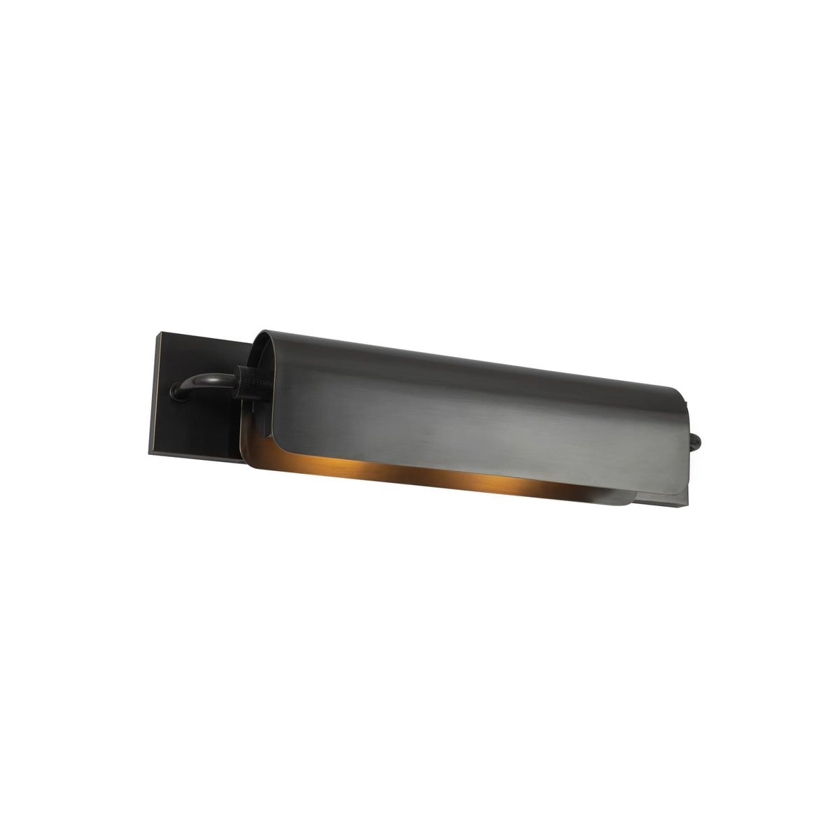 Alora Darby wall picture light in urban bronze finish