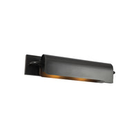 Alora Darby wall picture light in urban bronze finish