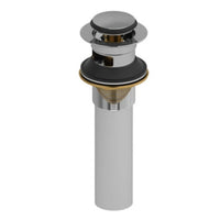PUSH DRAIN WITH OVERFLOW