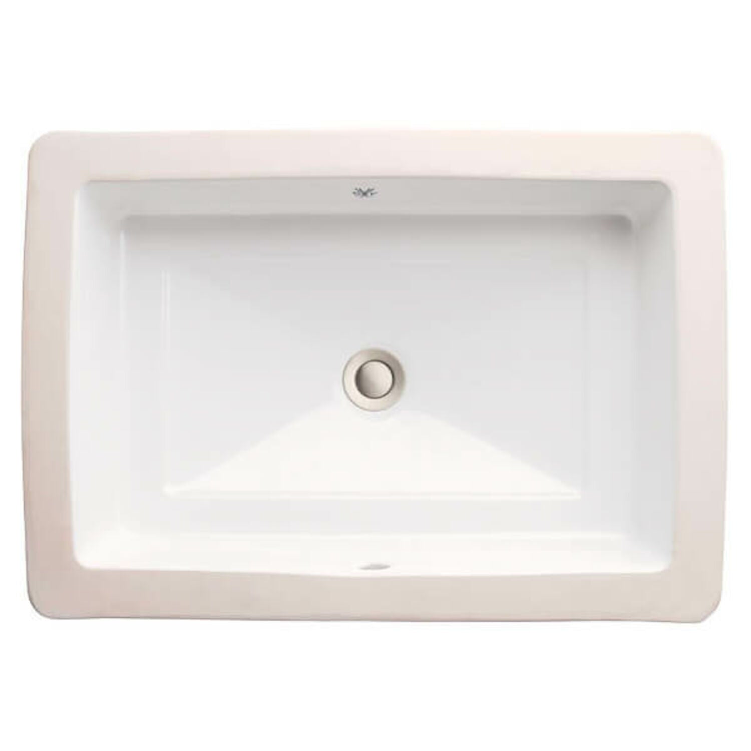 Rectangular Undercounter Sink POP GRANDE RECTANGLE UNDER COUNTER BATHROOM SINK