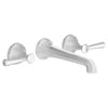 FITZGERALD 2-HANDLE WALL MOUNT BATHROOM FAUCET WITH LEVER HANDLES - robinsonco.ca