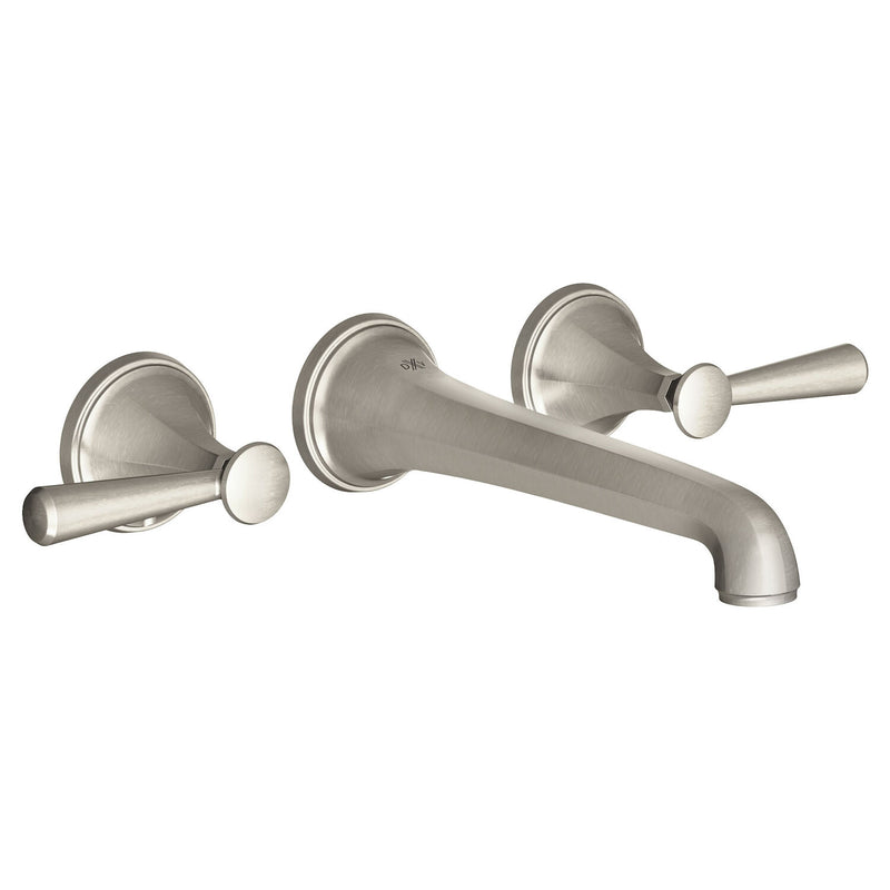 FITZGERALD 2-HANDLE WALL MOUNT BATHROOM FAUCET WITH LEVER HANDLES - robinsonco.ca