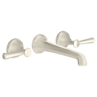FITZGERALD 2-HANDLE WALL MOUNT BATHROOM FAUCET WITH LEVER HANDLES