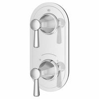 FITZGERALD 2-HANDLE THERMOSTATIC VALVE TRIM ONLY WITH LEVER HANDLES - robinsonco.ca