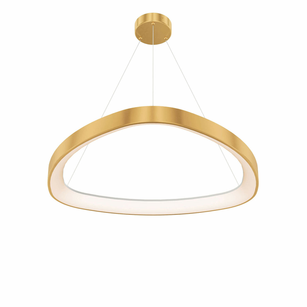 PYRA TRIANGLE 5CCT LED 34" PENDANT - robinsonco.ca