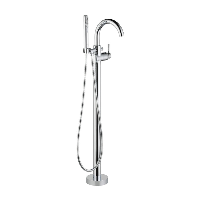 TRINSIC CONTEMPORARY FLOOR MOUNT TUB FILLER TRIM - robinsonco.ca