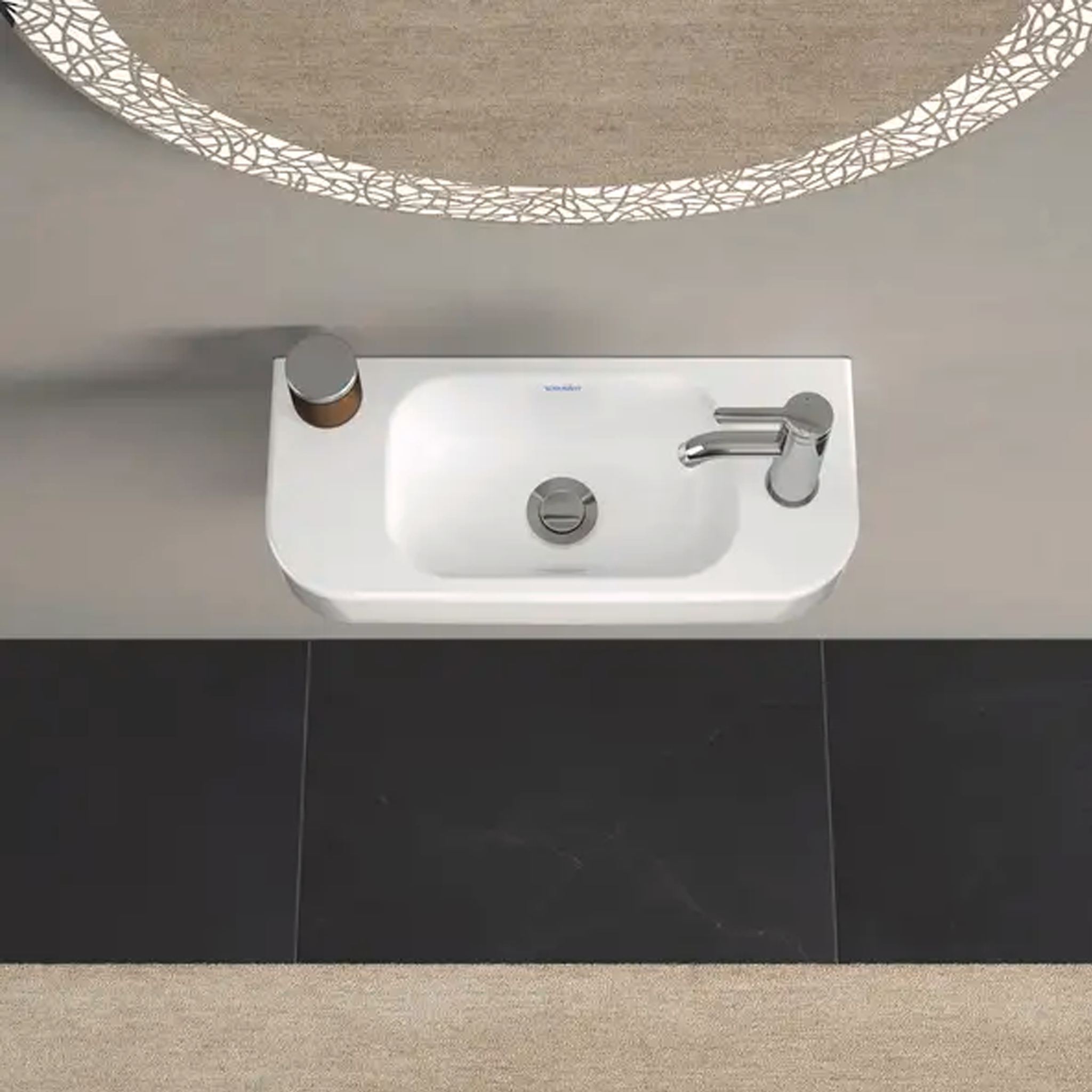 HAPPY D.2 19 5/8" HANDRINSE BASIN