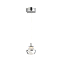 SWANK 1-LIGHT LED pendant lamp in Polished Chrome by ET2