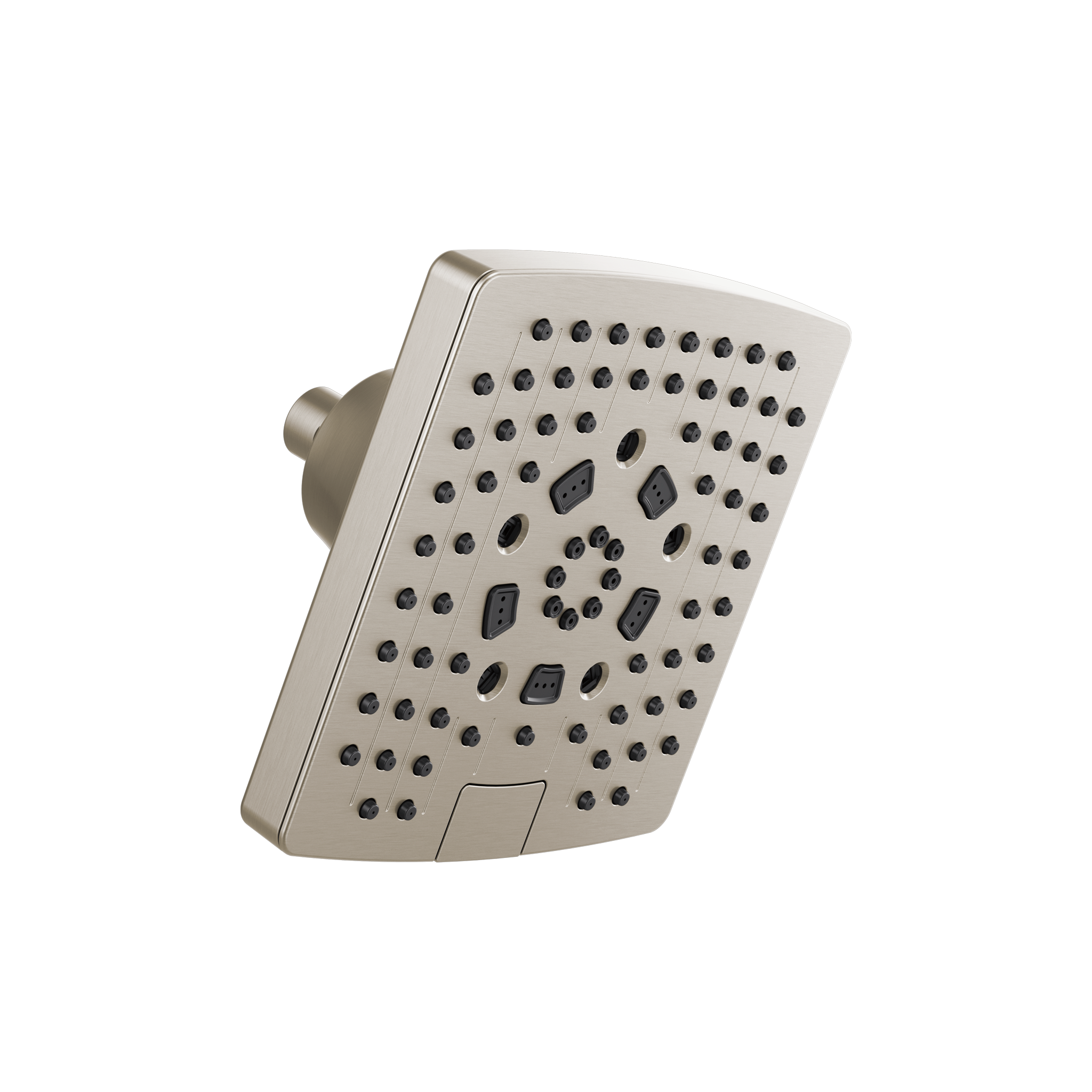 ESSENTIAL™ SHOWER SERIES 7" LINEAR SQUARE H2OKINETIC® MULTI-FUNCTION WALL MOUNT SHOWERHEAD - robinsonco.ca