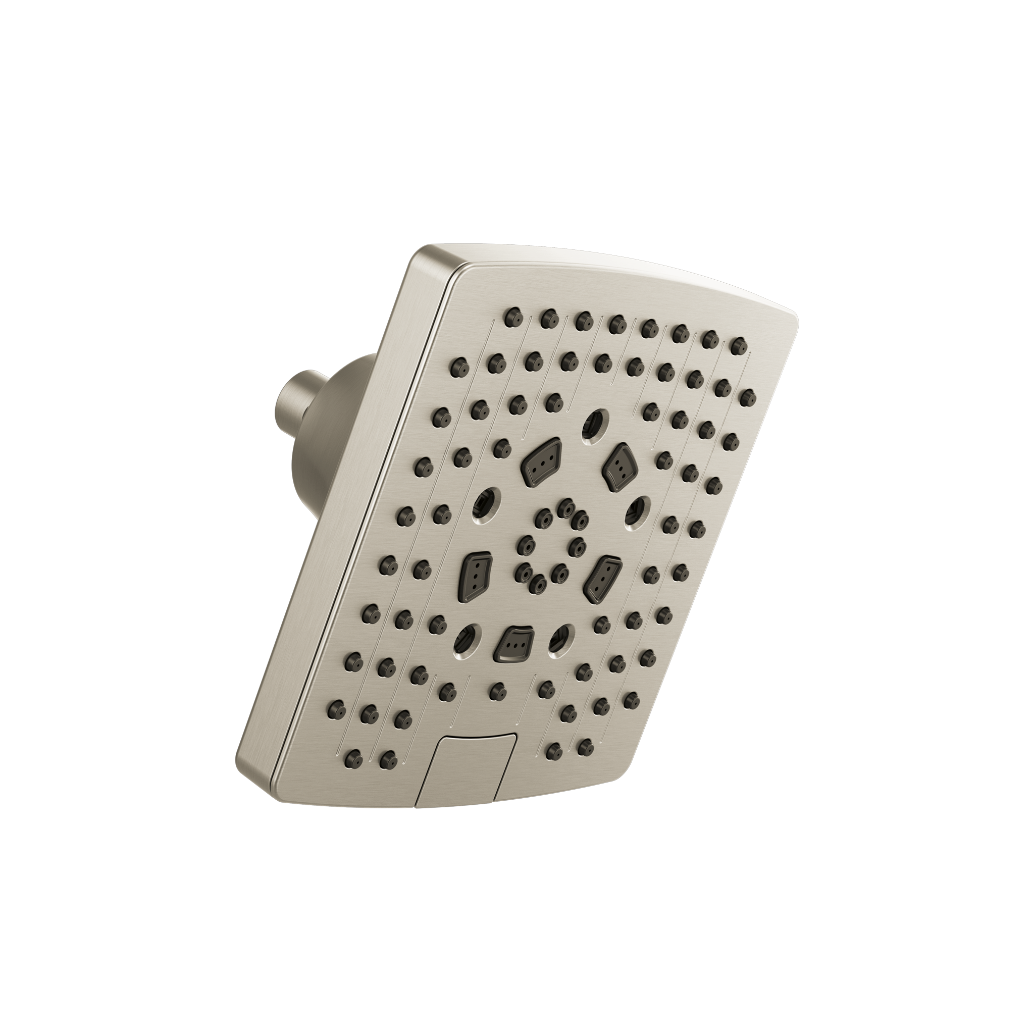 ESSENTIAL™ SHOWER SERIES 7" LINEAR SQUARE H2OKINETIC® MULTI-FUNCTION WALL MOUNT SHOWERHEAD - robinsonco.ca
