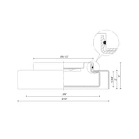 ASTON FLUSH MOUNT (MULTIPLE SIZES) - robinsonco.ca