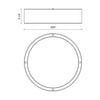 DALTON 16-IN FLUSH MOUNT (5 COLOUR TEMPS) - robinsonco.ca