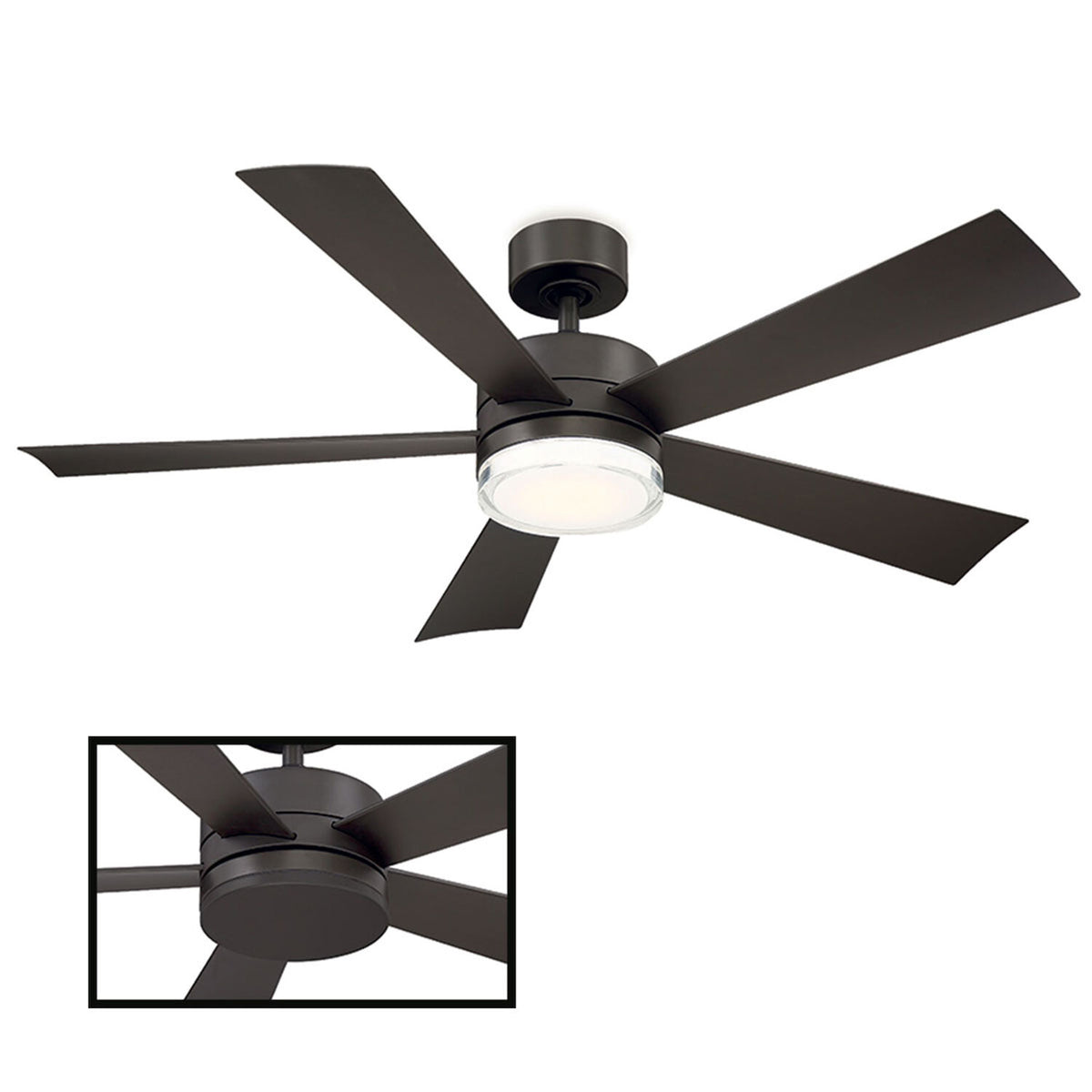 WYND 52-INCH 3000K LED CEILING FAN - robinsonco.ca