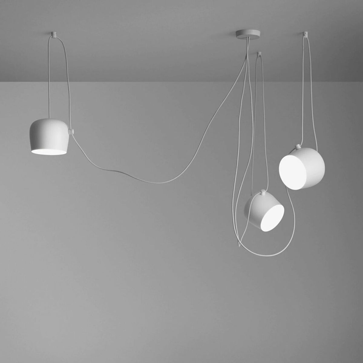 AIM LED PENDANT LIGHT (SET OF 3 WITH MULTICANOPY) BY RONAN AND ERWAN BOUROULLEC - robinsonco.ca