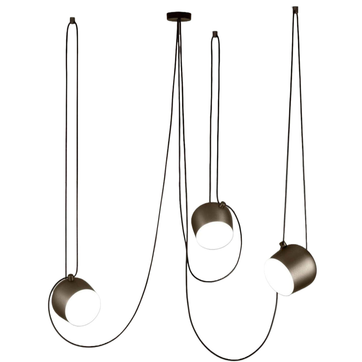 Flos, Aim Noir Avec Rosace Multiple, R. & E. Bourollec, 2013 Flos, Aim Noir Avec Rosace Multiple, R. & E. Bourollec, 2013