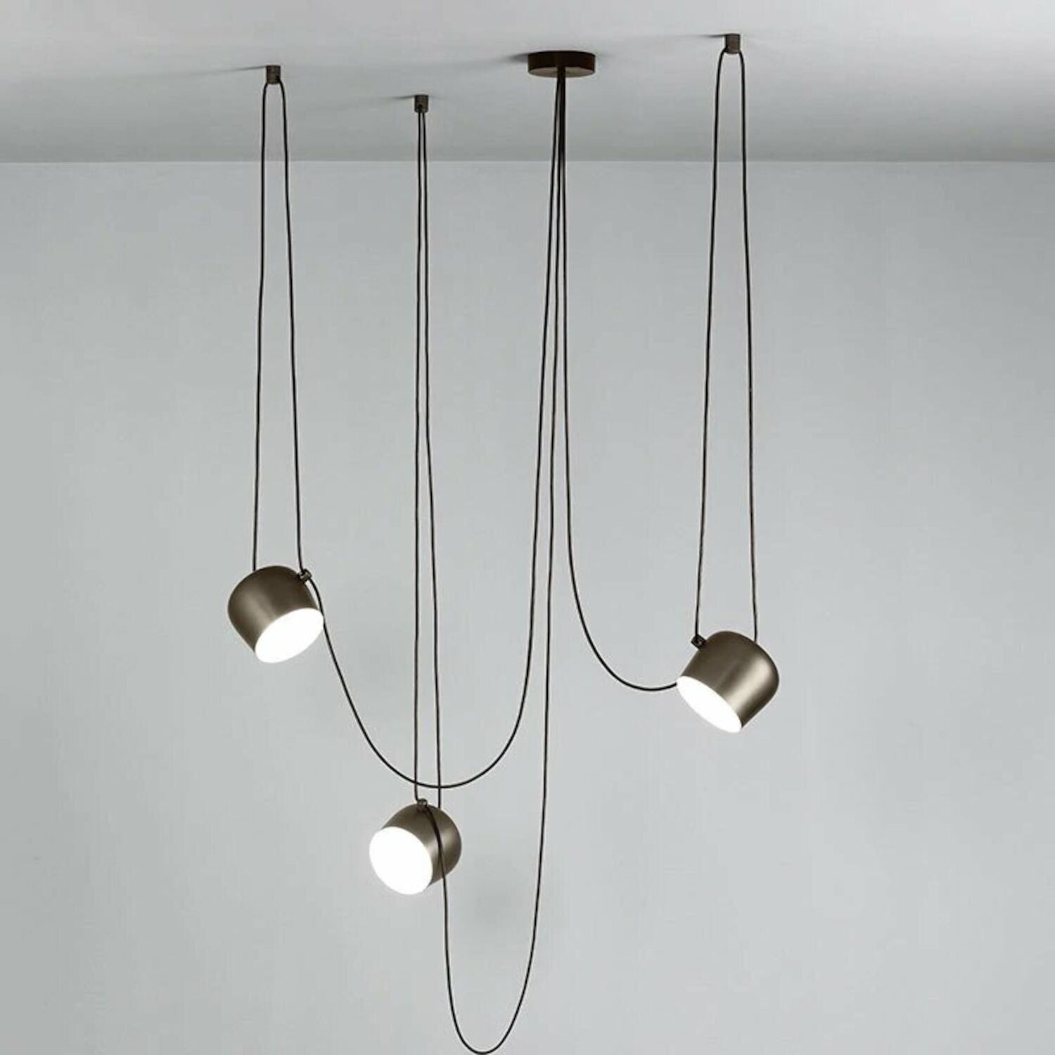 AIM SMALL - LED PENDANT LIGHT (SET OF 3 WITH MULTICANOPY) BY RONAN AND