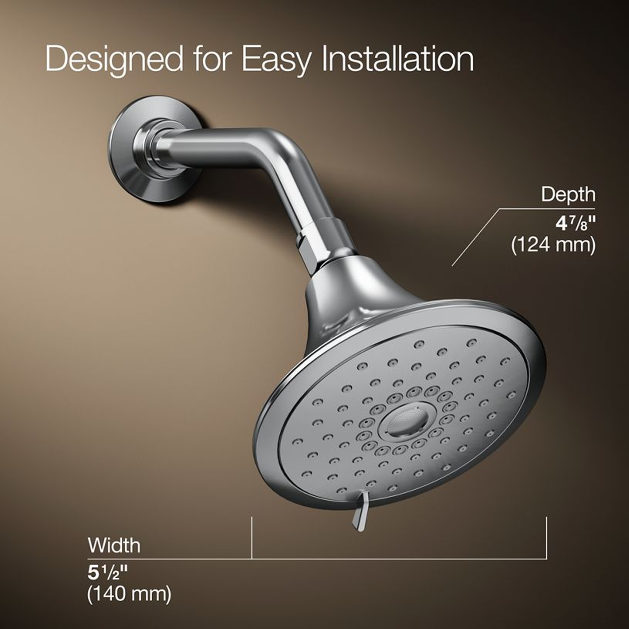 FORTE® THREE-FUNCTION SHOWERHEAD - robinsonco.ca
