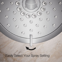 FORTE® THREE-FUNCTION SHOWERHEAD - robinsonco.ca