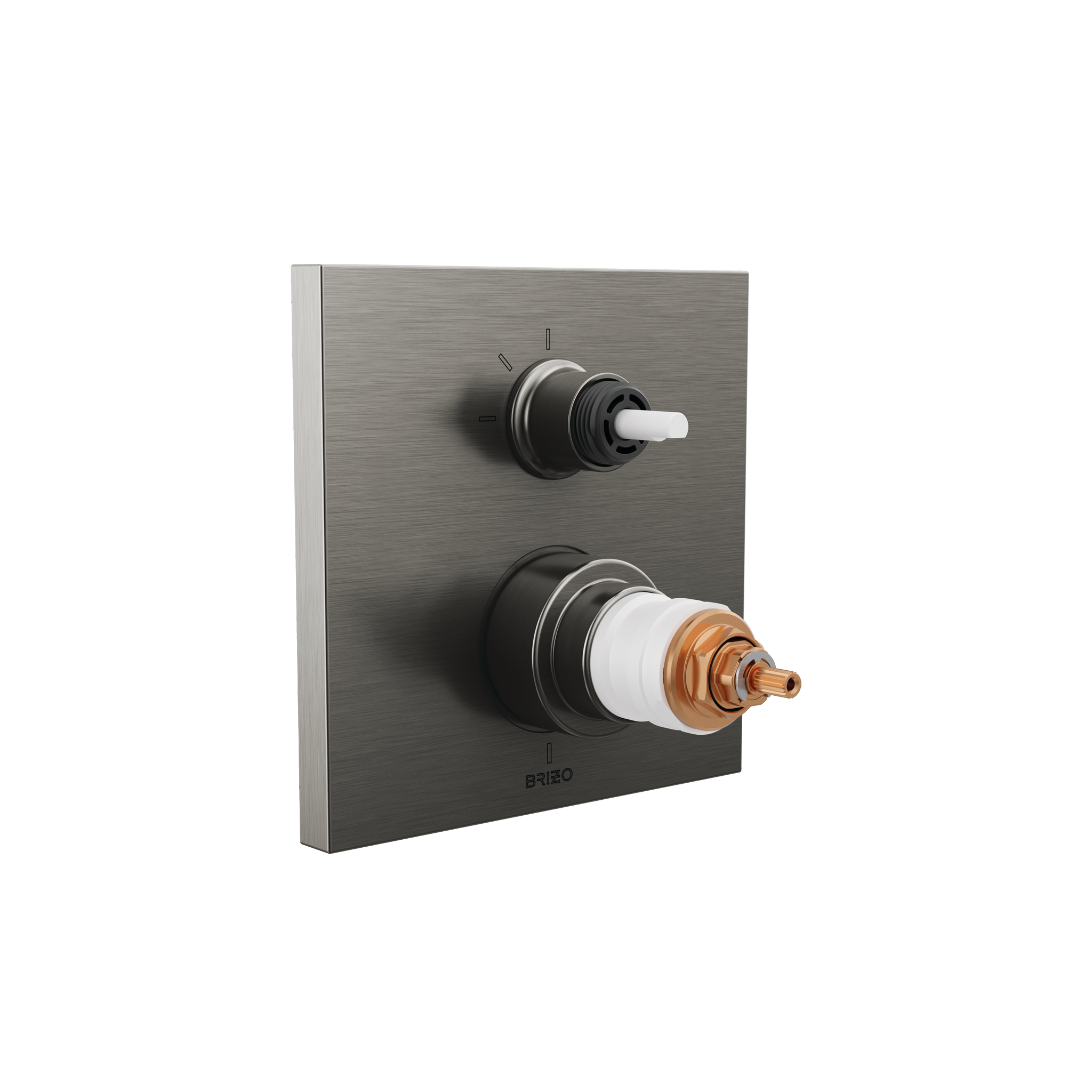 FRANK LLOYD WRIGHT 3-FUNCTION INTEGRATERD THERMOSTATIX DIVERTER TRIM - LESS HANDLES - robinsonco.ca