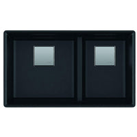 PEAK GRANITE UNDERMOUNT DOUBLE BOWL KITCHEN SINK - robinsonco.ca