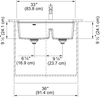 MARIS DOUBLE BOWL UNDERMOUNT SINK - robinsonco.ca