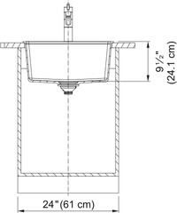 MARIS SINGLE BOWL TOPMOUNT SINK - robinsonco.ca