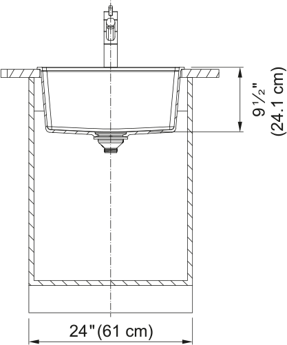 MARIS SINGLE BOWL TOPMOUNT SINK - robinsonco.ca