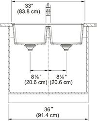 MARIS DOUBLE BOWL TOPMOUNT SINK - robinsonco.ca