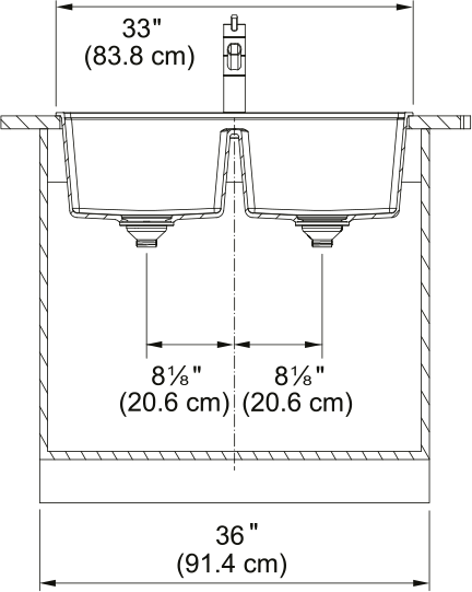 MARIS DOUBLE BOWL TOPMOUNT SINK - robinsonco.ca