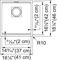 PEAK UNDERMOUNT PREP SINK - robinsonco.ca