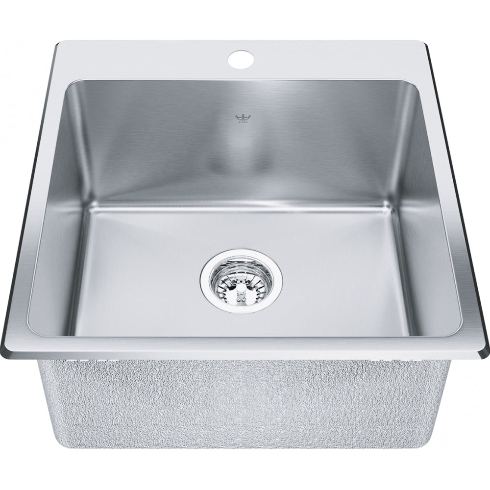 KINDRED UTILITY COLLECTION DUALMOUNT SINGLE BOWL STAINLESS STEEL LAUNDRY SINK - robinsonco.ca