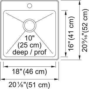 KINDRED UTILITY COLLECTION DUALMOUNT SINGLE BOWL STAINLESS STEEL LAUNDRY SINK - robinsonco.ca