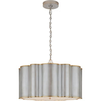 ALEXA HAMPTON MARKOS 4-LIGHT 26-INCH PENDANT LIGHT WITH FROSTED ACRYLIC SHADE