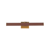 Alora Gemma Wall Picture Light in vintage brass and gold finish