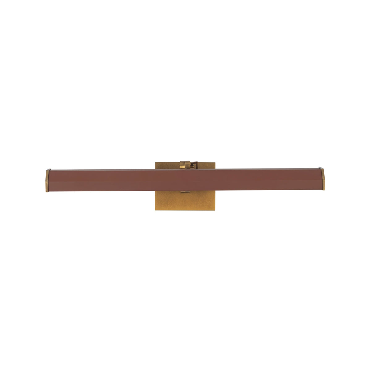 Alora Gemma Wall Picture Light in vintage brass and gold finish