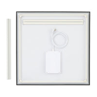 CADRE SQUARE LED BACKLIT BATHROOM MIRROR (MULTIPLE SIZES) - robinsonco.ca