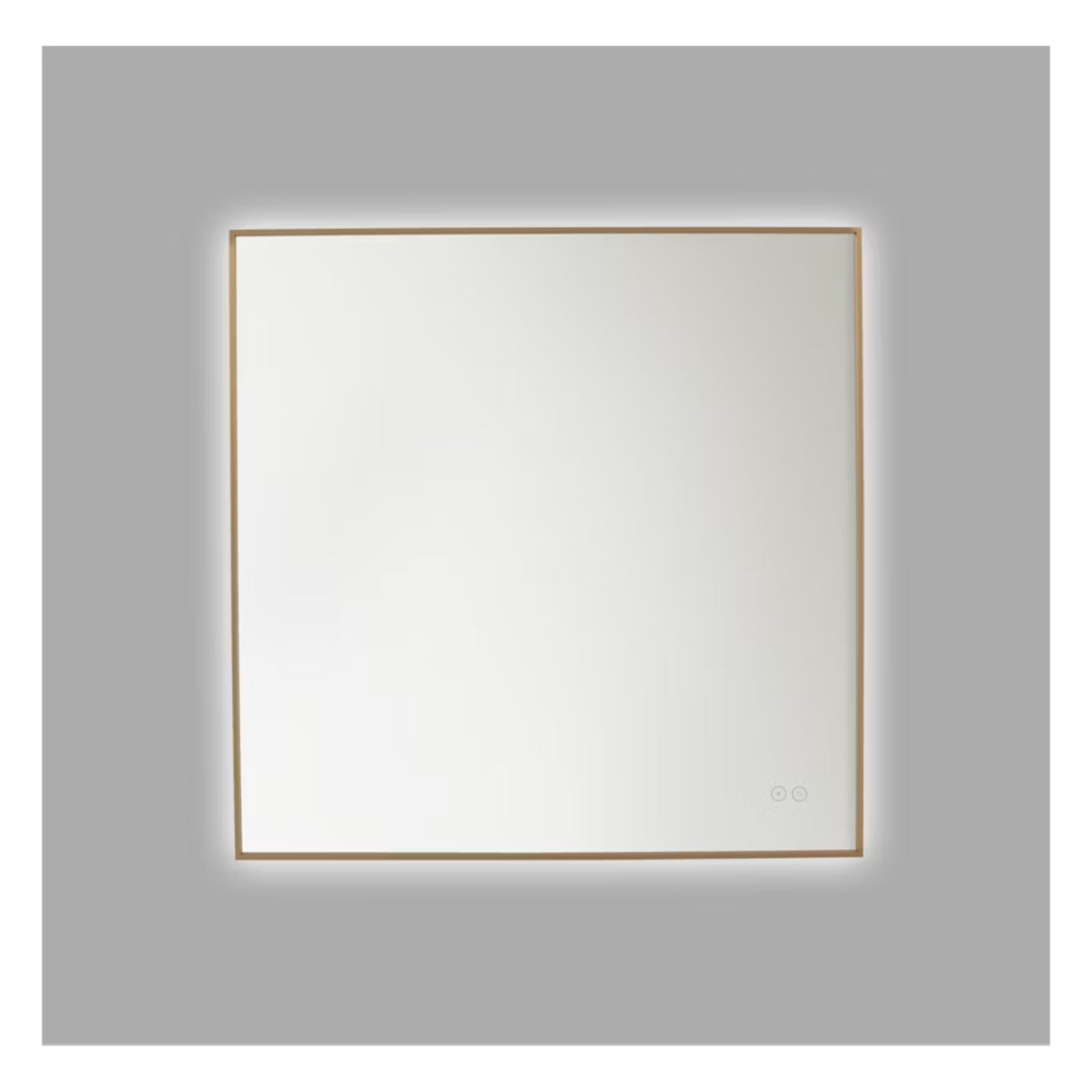 CADRE SQUARE LED BACKLIT BATHROOM MIRROR (MULTIPLE SIZES) - robinsonco.ca