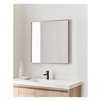 CADRE SQUARE LED BACKLIT BATHROOM MIRROR (MULTIPLE SIZES) - robinsonco.ca