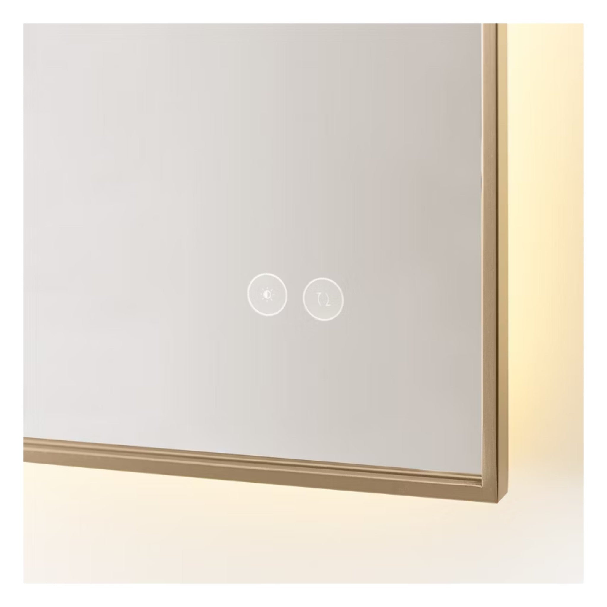 CADRE SQUARE LED BACKLIT BATHROOM MIRROR (MULTIPLE SIZES) - robinsonco.ca