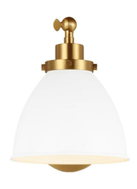 WELLFLEET 1 LIGHT SINGLE ARM DOME TASK SCONCE - robinsonco.ca